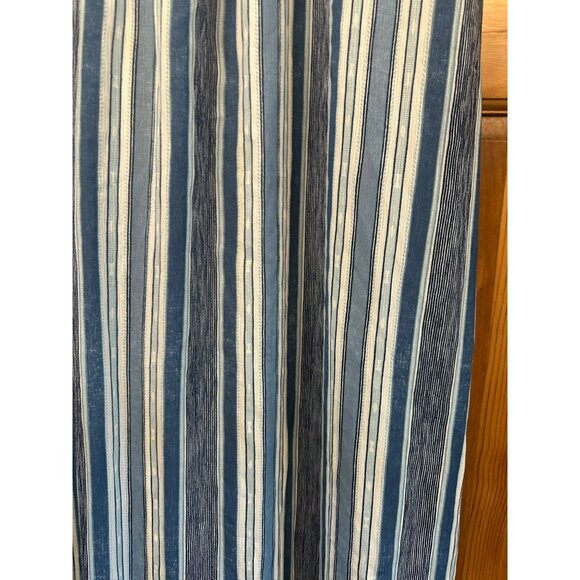 Luxology Womens Size 8 14x52 Cold-Shoulder Maxi Dress Striped Flowy Summer Dress - Picture 4 of 8